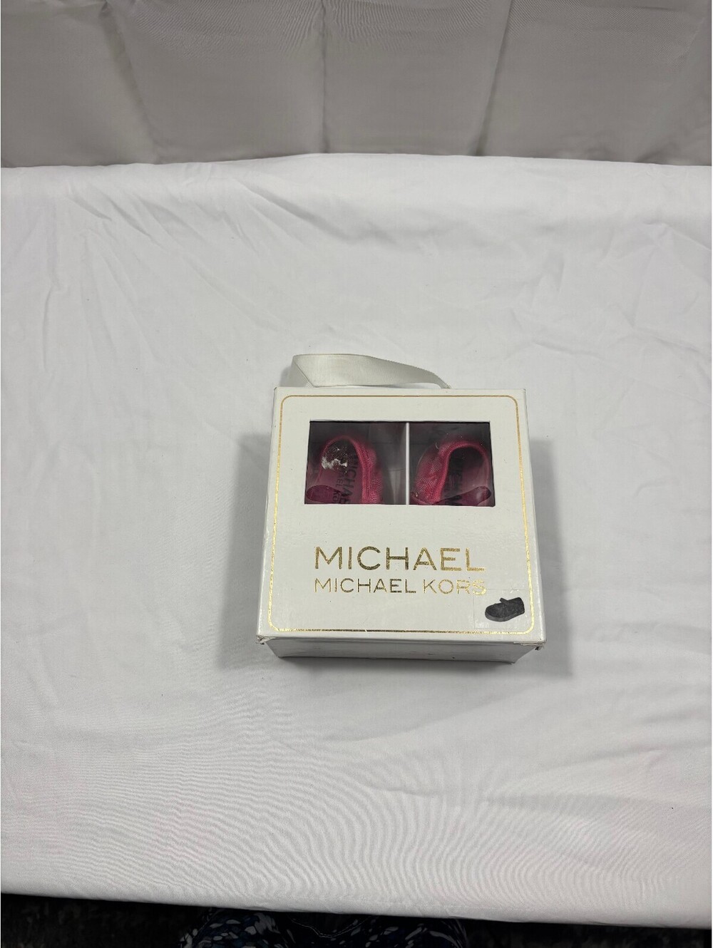 Michael Kors Baby Girls Pink Logo Mary Jane Shoes Size 2 (3-6 Months) - Picture 1 of 4